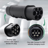 Evtaurus Tipo 2 a GBT EV Adaptador (IEC 62196 a GB/T) Cargo EV chinos en las estaciones tipo 2