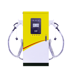 Estación de carga rápida de EV de 120kW con pistola doble CCS2 y para proyecto comercial