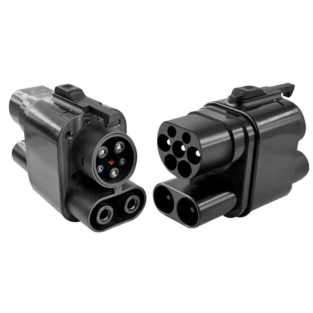 Compatibilidad segura y confiable CCS2 a CCS1 DC DC FAST Carger Adaptador 