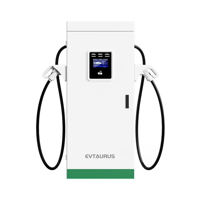 Estación de carga comercial de EV rápida de 80kW DC con pistola única CCS2 para uso comercial