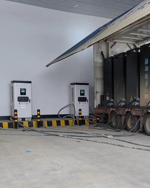 Proyecto de camiones de servicio pesado con una eficiente plataforma de carga rápida de 320kW DC